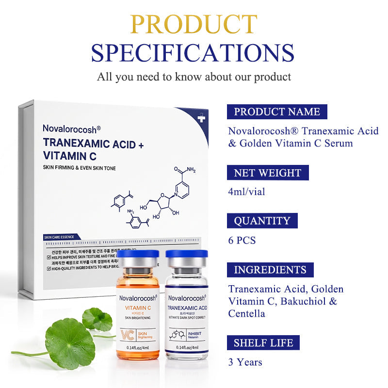 Novalorocosh® Tranexamic Acid & Golden Vitamin C Brightening Anti-Aging Serum