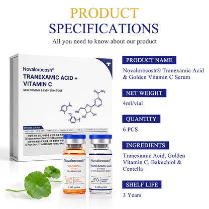 Novalorocosh® Tranexamic Acid & Golden Vitamin C Brightening Anti-Aging Serum