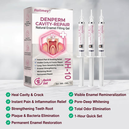 Rolimey® DenPerm : gel de restauration de l'émail naturel pour la réparation des caries
