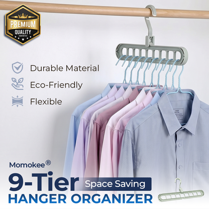 Momokee® 9-Tier Space Saving Hanger Organizer