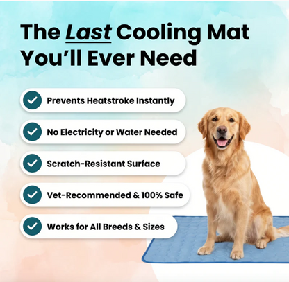 ⭐️Novalorocosh® CoolPaw Self-Cooling Mat for Dogs & Cats