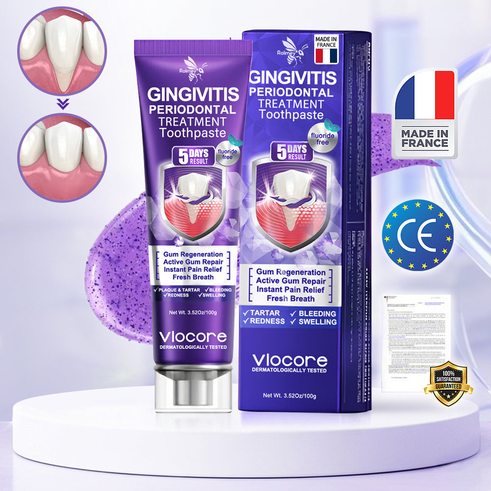Dentifrice thérapeutique Rolimey® VioCore au venin d’abeille contre la gingivite et la parodontite