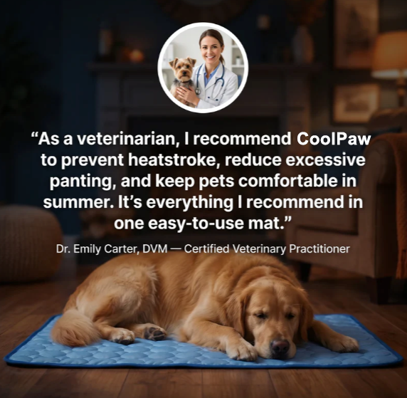 ⭐️Novalorocosh® CoolPaw Self-Cooling Mat for Dogs & Cats