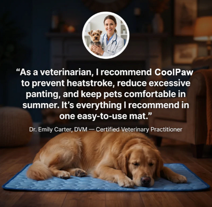 ⭐️Novalorocosh® CoolPaw Self-Cooling Mat for Dogs & Cats